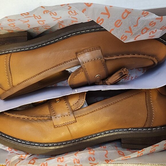 Easy Spirit Womens Janelle Sl Brown Leather 10M - A018 - Picture 7 of 9